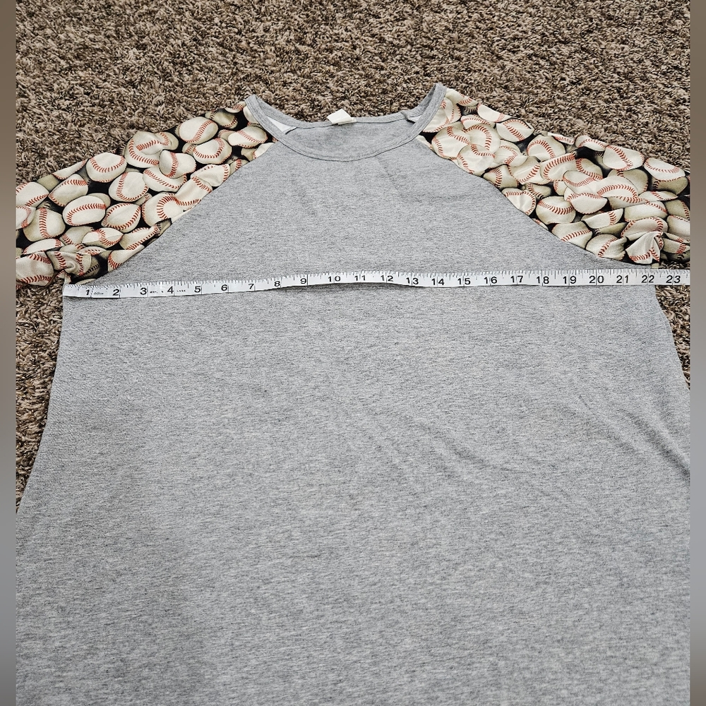 Sunshine & Rodeos Baseball Quarter Sleeve Top - Picture 7 of 9